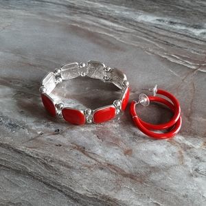 Ladies Braclet/Earring Set